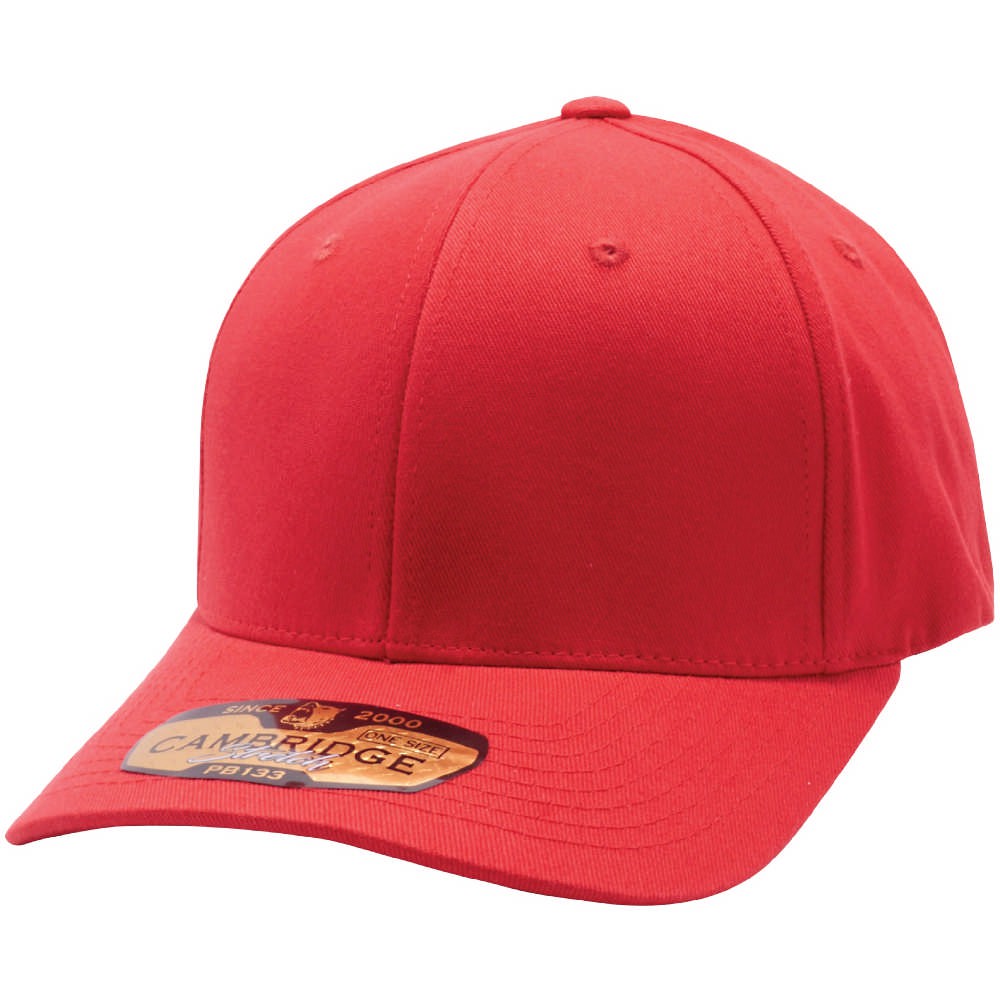 A pack of six Comfort Fit One Size Baseball Caps in various colors, showcasing their mid-profile design and curved visor.