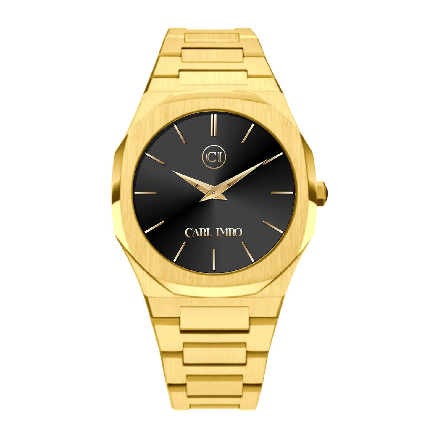 CRLi Canton Oro Watch featuring a stainless steel design with a 41mm dial and folding clasp.