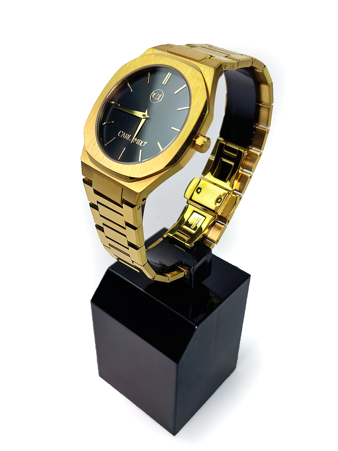 CRLi Canton Oro Watch featuring a stainless steel design with a 41mm dial and folding clasp.