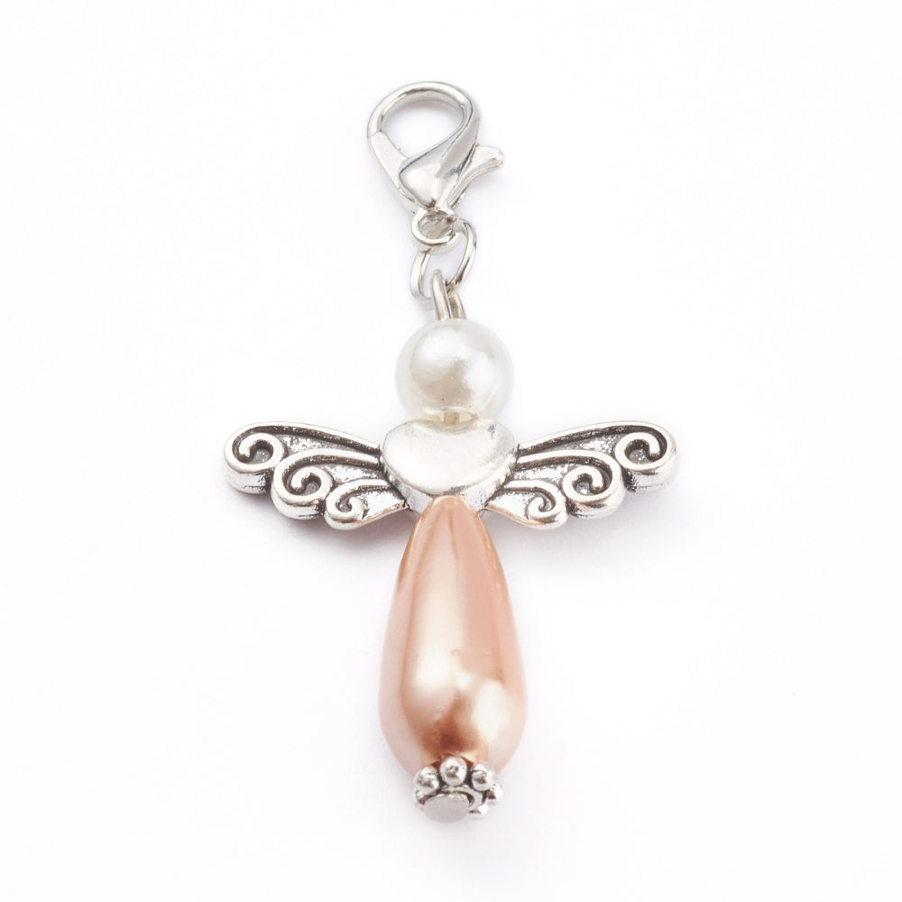 Daughter - Wish Angel Clip displayed on a glossy card with inspirational design, packaged in clear cellophane.