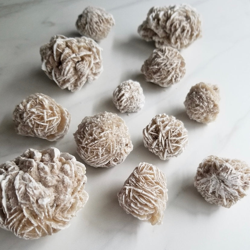 Desert Rose Crystal showcasing its unique rosette shape, symbolizing purity and spiritual growth.