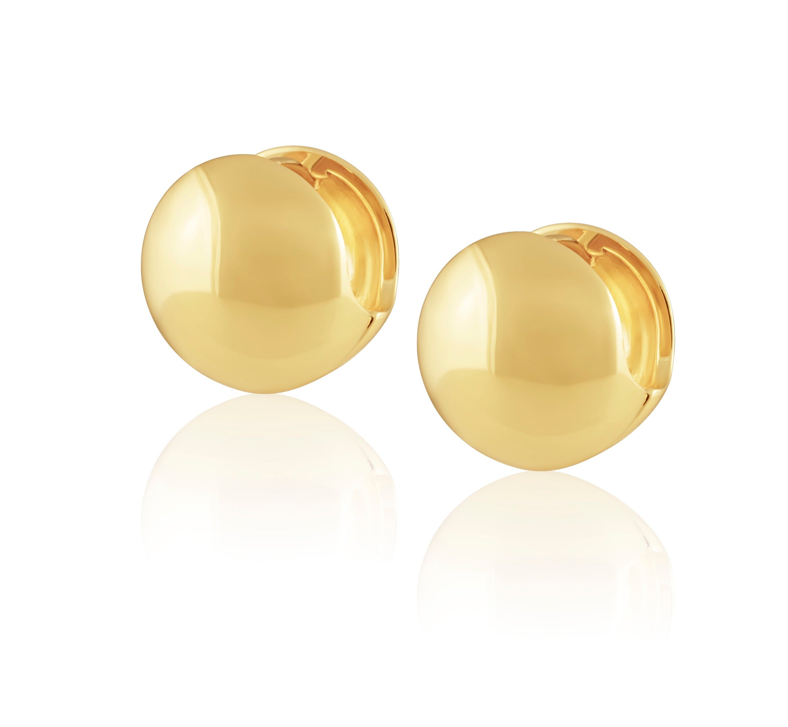 Dottie Earring featuring elegant 18k gold plated stud design, perfect for any occasion.