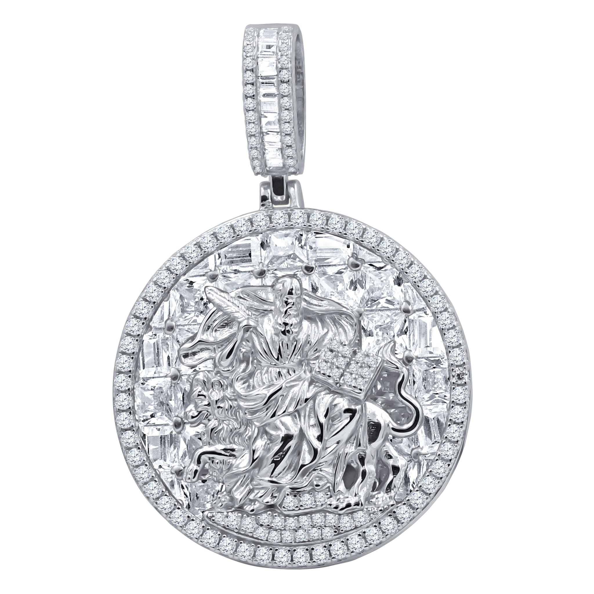 DULIA Pendant I 9216831 featuring sparkling cubic zirconia stones set in 925 sterling silver, showcasing a timeless and elegant design.