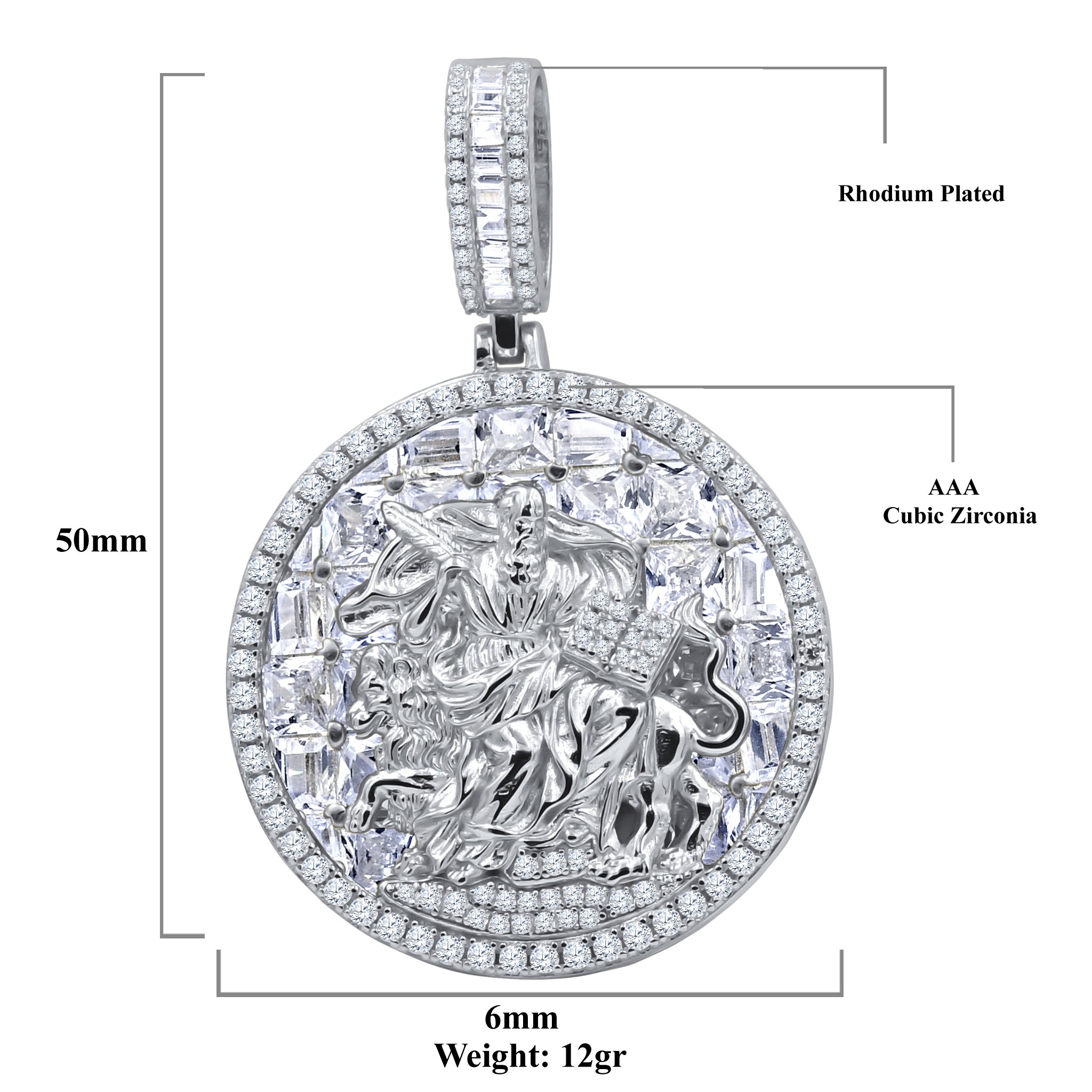 DULIA Pendant I 9216831 featuring sparkling cubic zirconia stones set in 925 sterling silver, showcasing a timeless and elegant design.