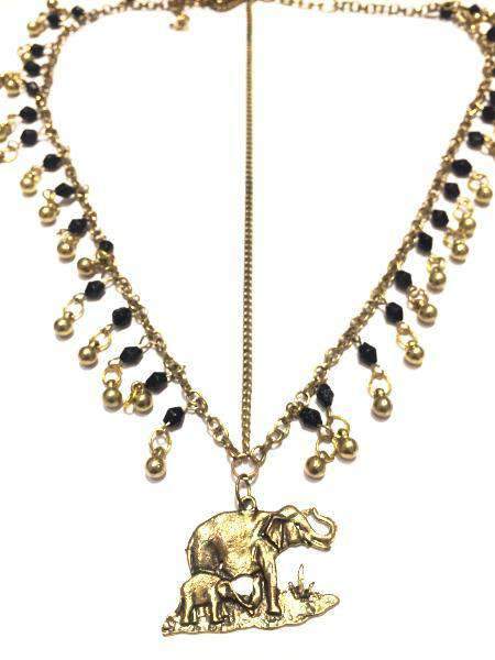 A stylish bohemian headchain featuring an elegant elephant pendant, perfect for festivals and special occasions.