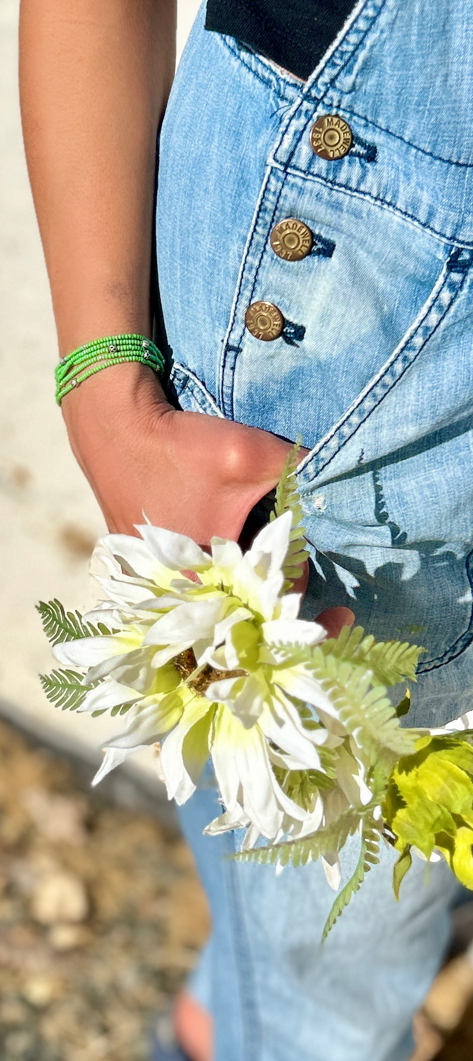 Emerald green beaded wrap bracelet with silver and gold accents, showcasing vibrant Czech glass seed beads and a bohemian style.