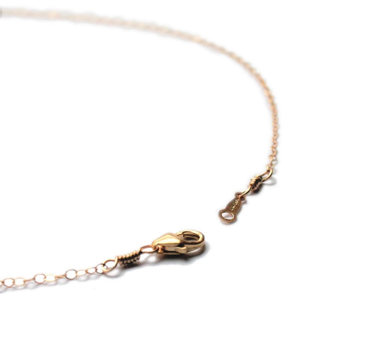 Friendship Necklace featuring two unique circle pendants linked together, crafted from natural shell with a gold-filled or sterling silver chain.