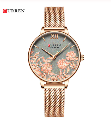 Fuchsia Women Watch featuring a warm dial, adjustable links, and a stylish design, perfect for romantic occasions.