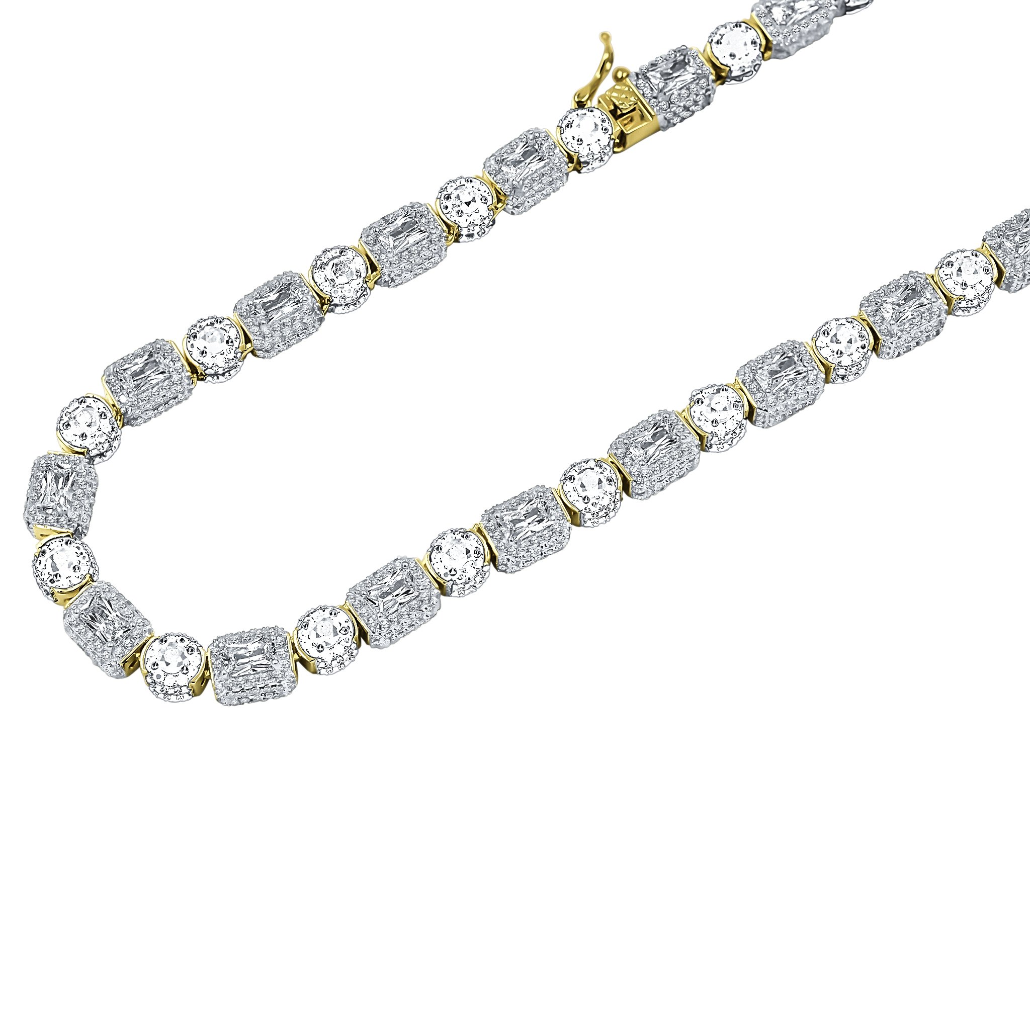 Ghost CZ CHAIN I 961672 featuring luminous cubic zirconia stones set in a heavy brass design, perfect for stylish night-outs.