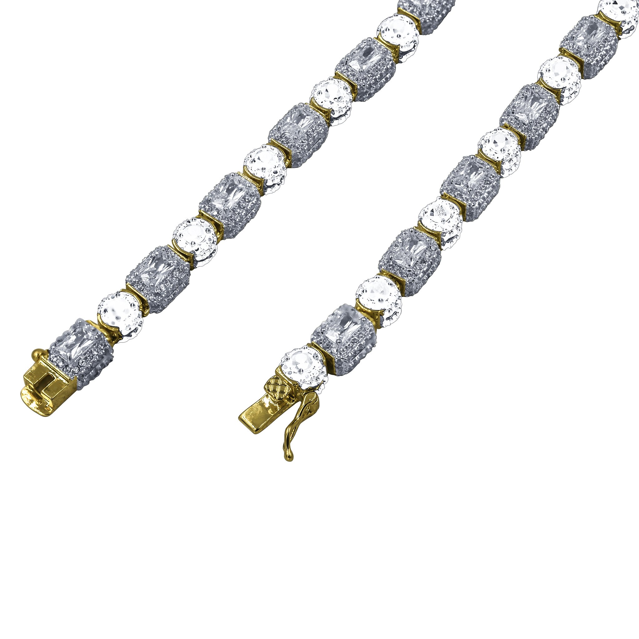 Ghost CZ CHAIN I 961672 featuring luminous cubic zirconia stones set in a heavy brass design, perfect for stylish night-outs.