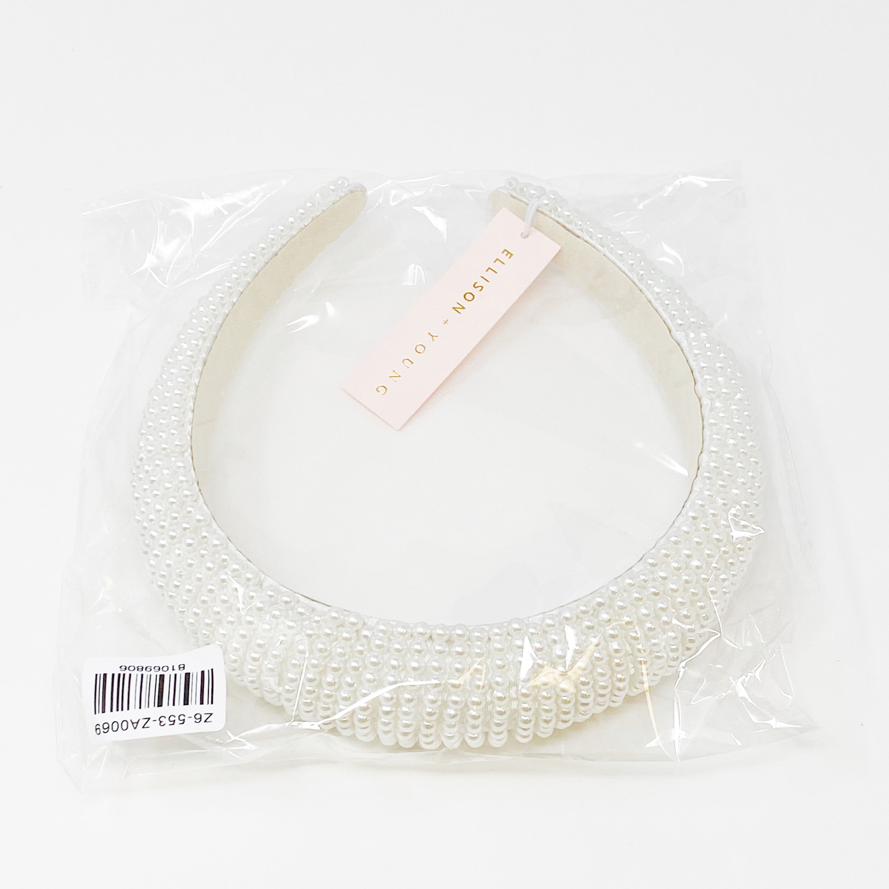 Heaven Of Pearls Headband featuring small pearl beads, elegantly designed for special occasions and everyday wear.