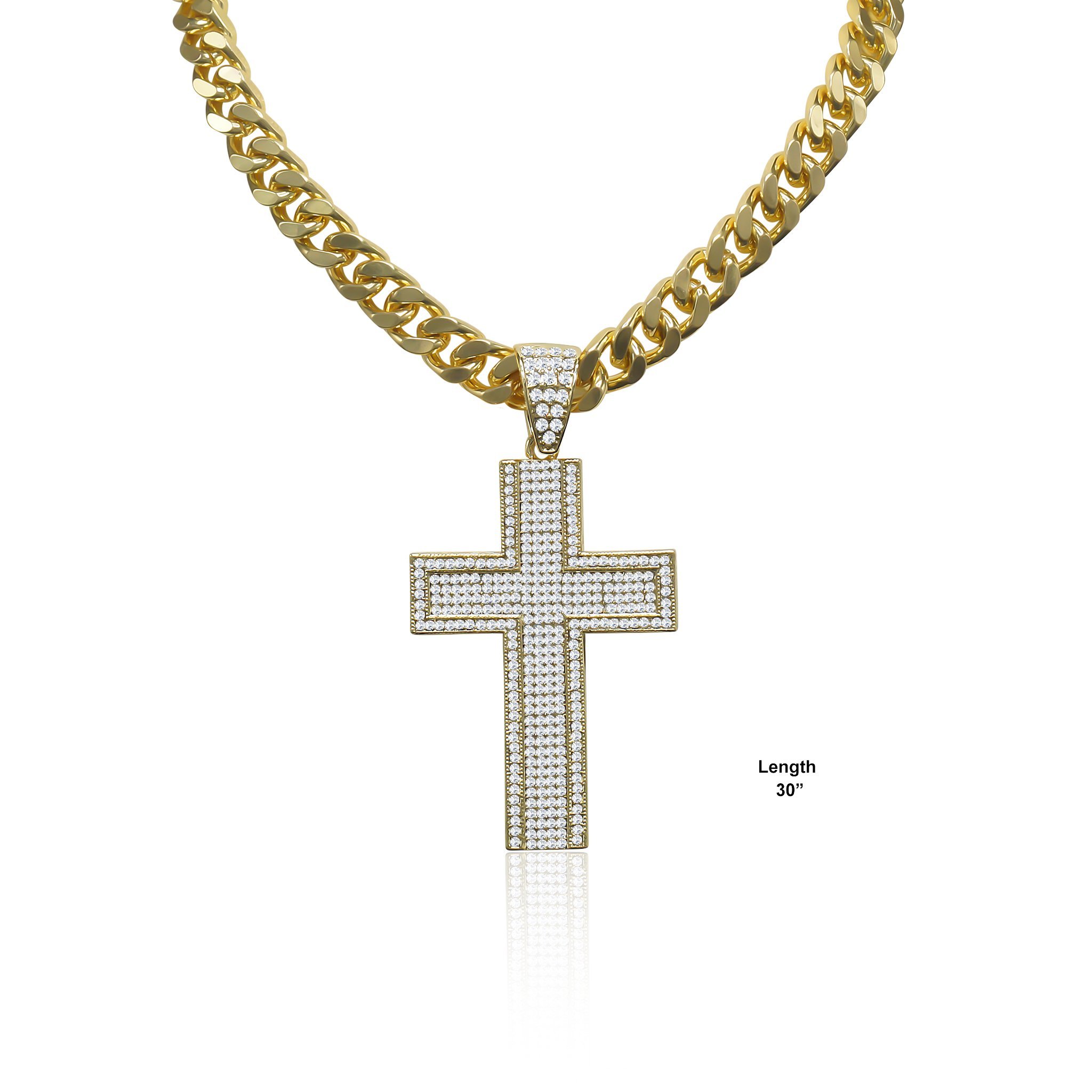 A stylish 30-inch hip hop chain featuring a trendy charm, perfect for layering and everyday wear.