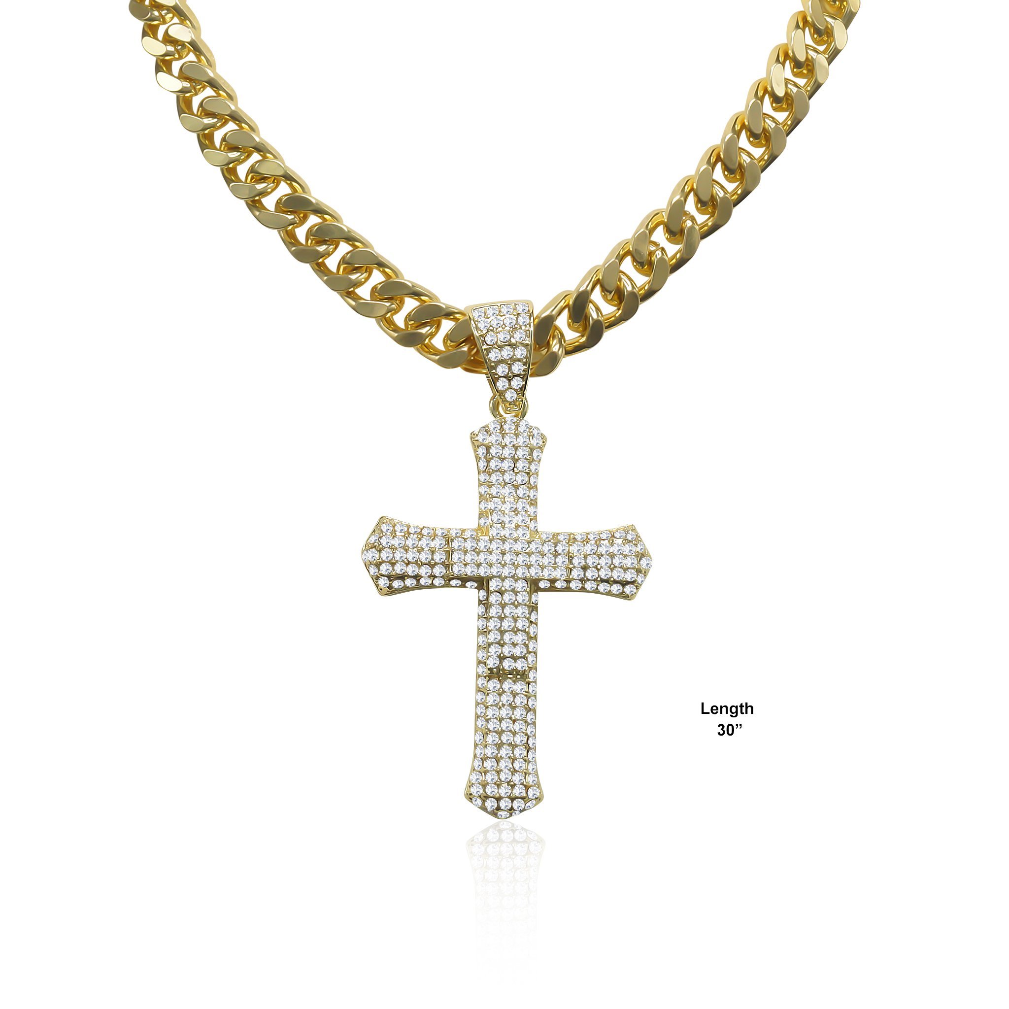 A stylish 30'' Hip Hop Chain featuring a trendy charm, perfect for urban fashion enthusiasts.