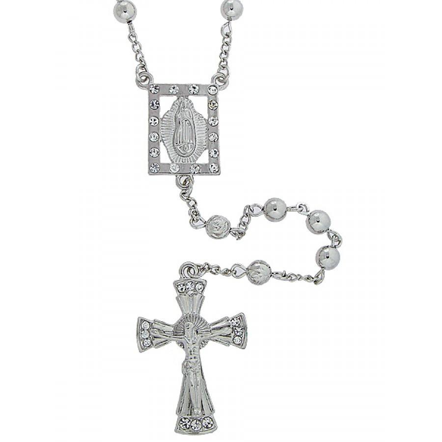 Hip Hop Classic Rosary featuring stylish beadwork and a cross pendant, perfect for fashion and faith.