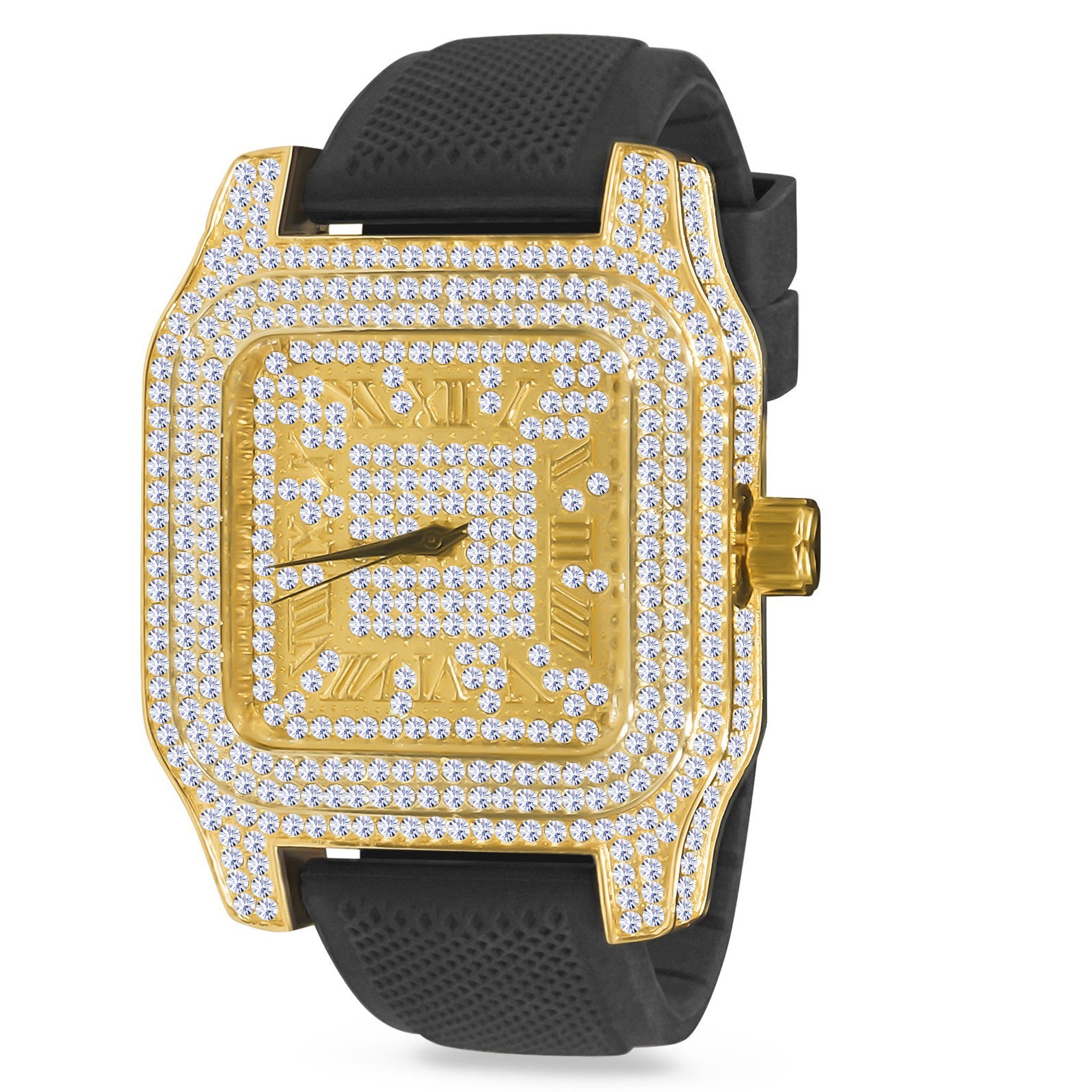 iCE Master Silicone Band Watch 561022 featuring a bling iced out design and vibrant jelly band.