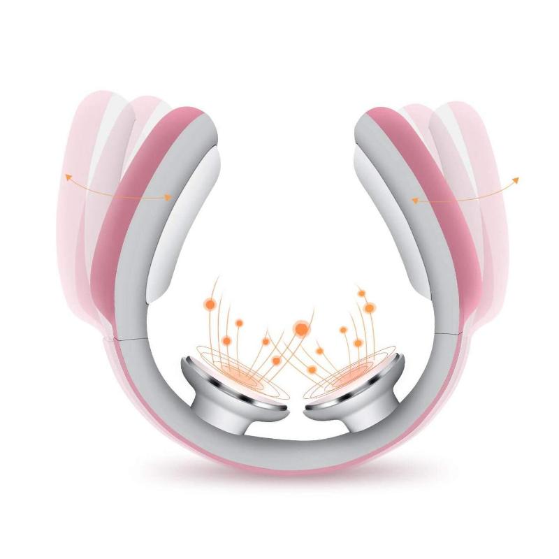 Intelligent Neck Massager showcasing ergonomic design and massage nodes for neck relief.