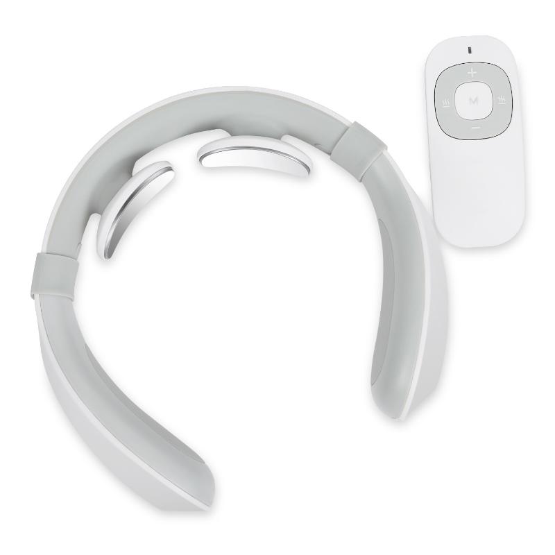 Intelligent Neck Massager showcasing ergonomic design and massage nodes for neck relief.