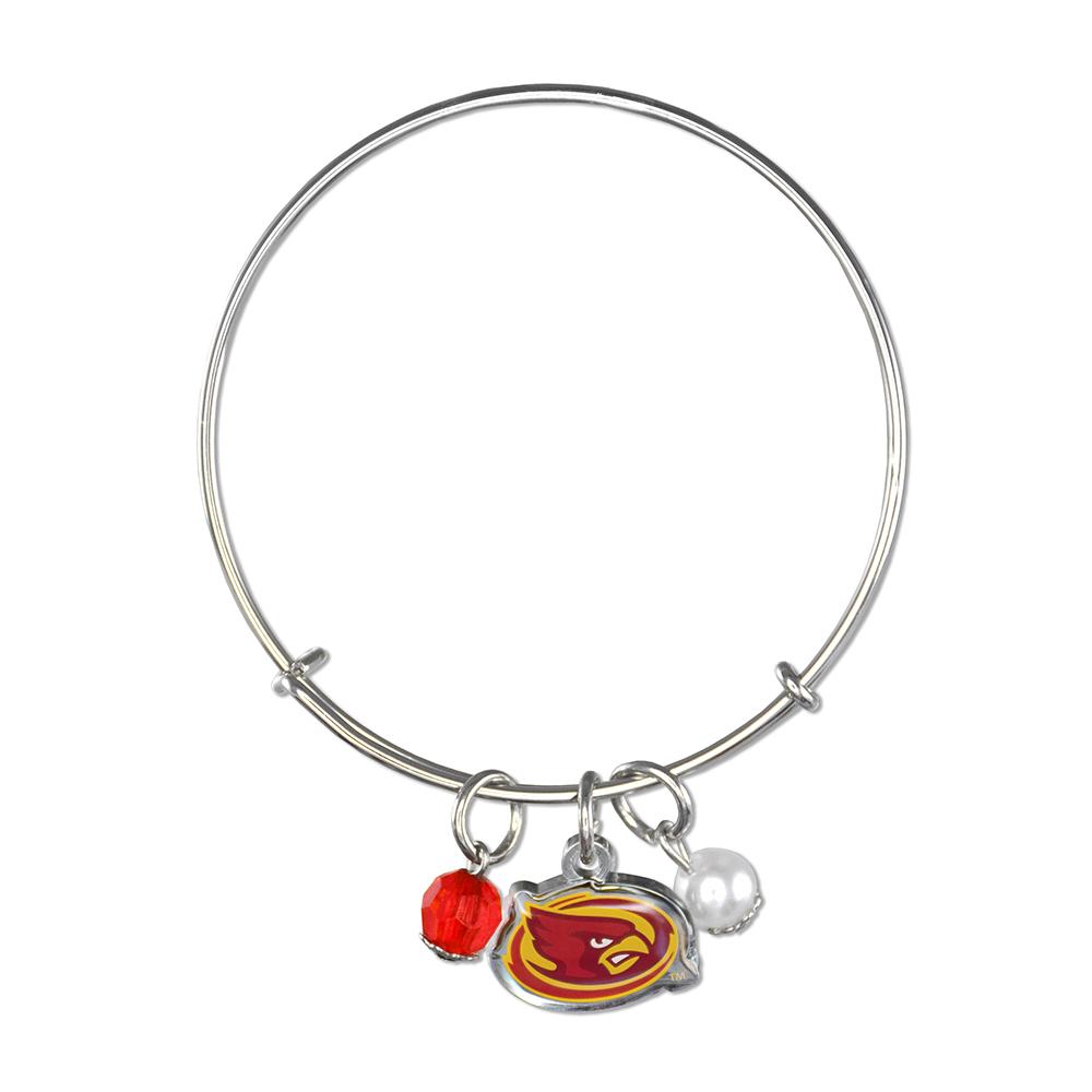 Iowa State Bangle Bracelet featuring the school's colors and logo, elegantly designed for fans.