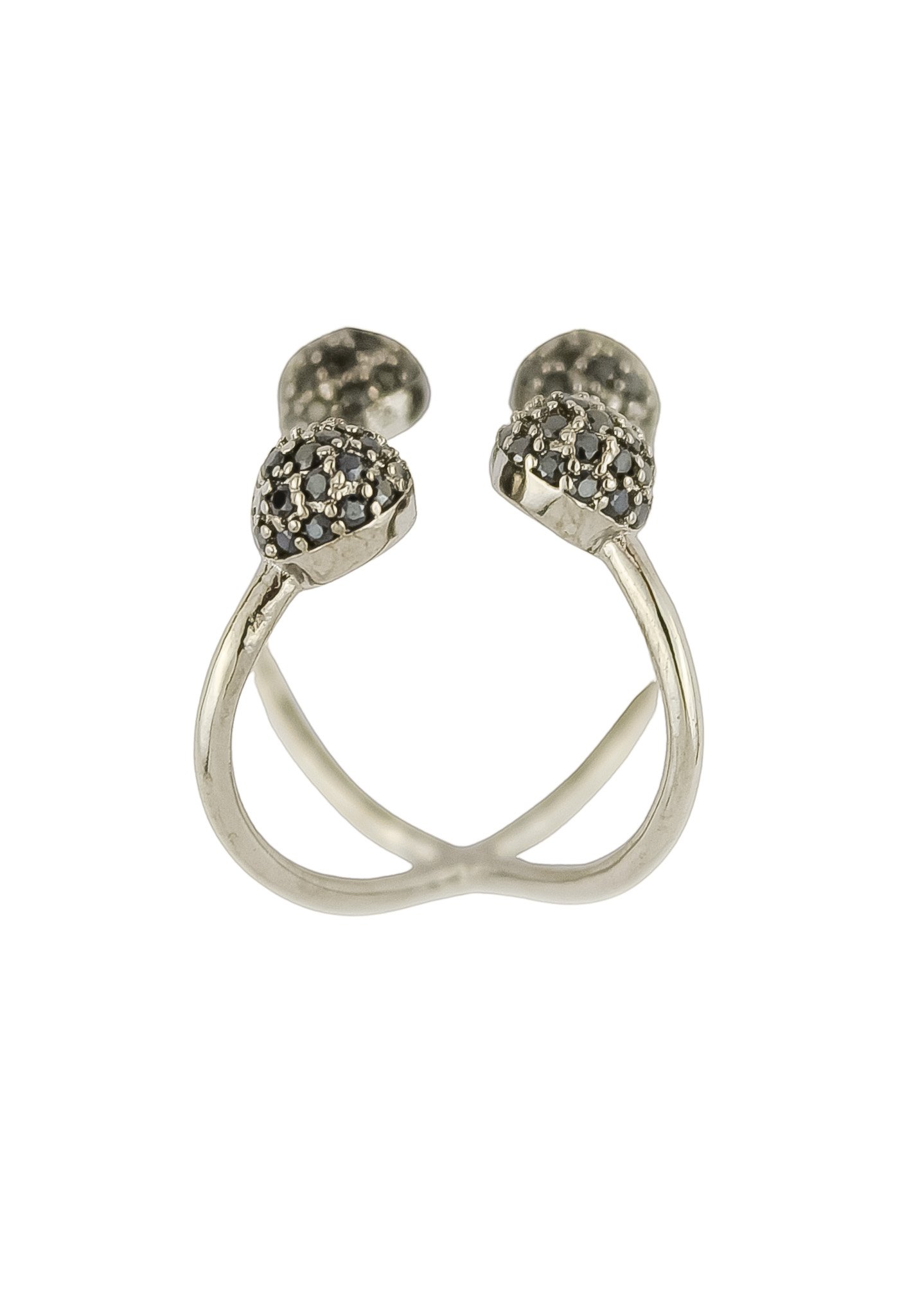 Joy Ring featuring 18K gold plating and adjustable design, elegantly displayed against a soft background.