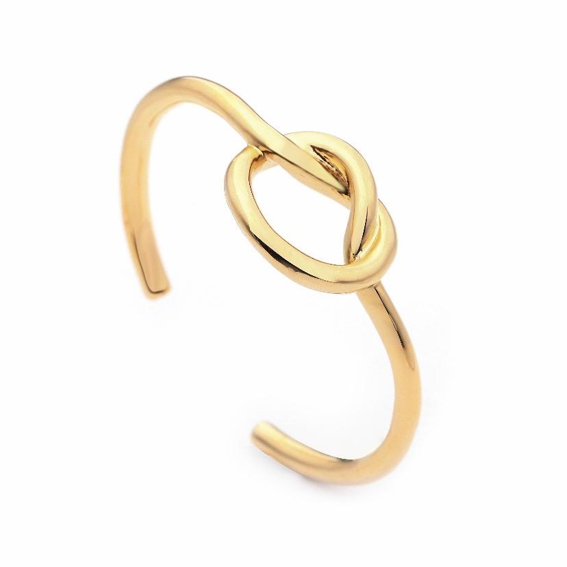 Stylish Knot Cuff bracelet featuring an elegant knot design, perfect for any occasion.