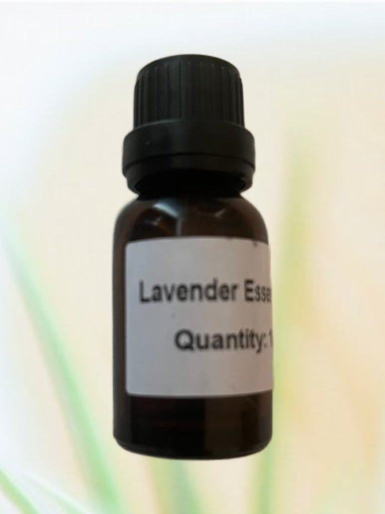 A 10 ML bottle of 100% pure Lavender Essential Oil, showcasing its elegant design and natural essence.