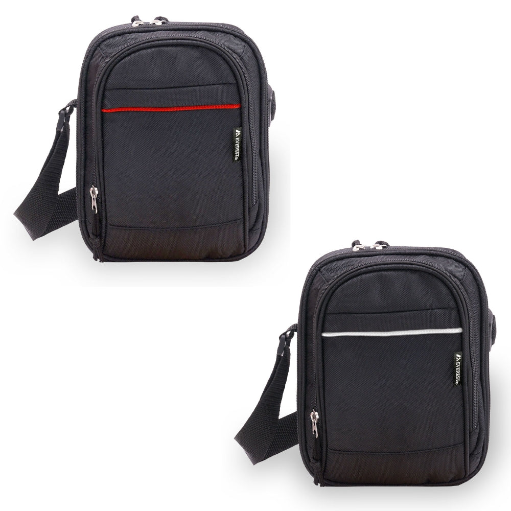 LEISURE PACK utility bag featuring three zippered pockets and a sleek design, made from durable 1680D PU material.