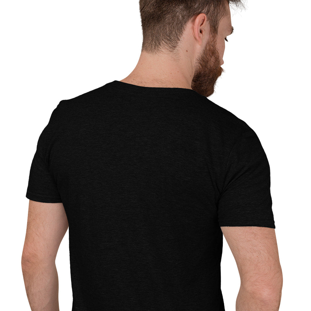 Let's Go Brandon Heavy Cotton T-Shirt featuring a classic text design, perfect for casual wear.