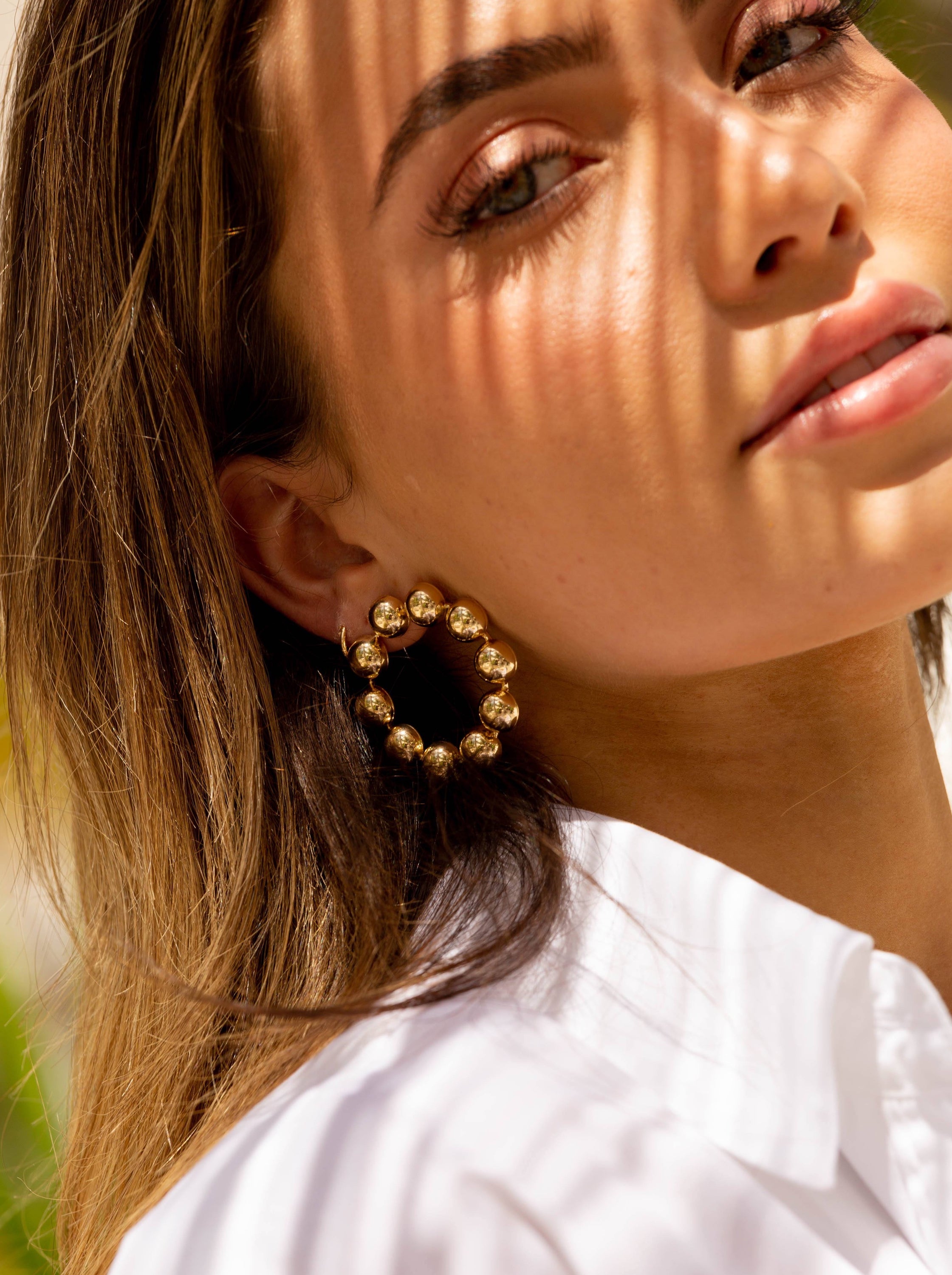 Elegant Lolita Earrings made from Brazilian gold filled, showcasing a stunning design perfect for any occasion.