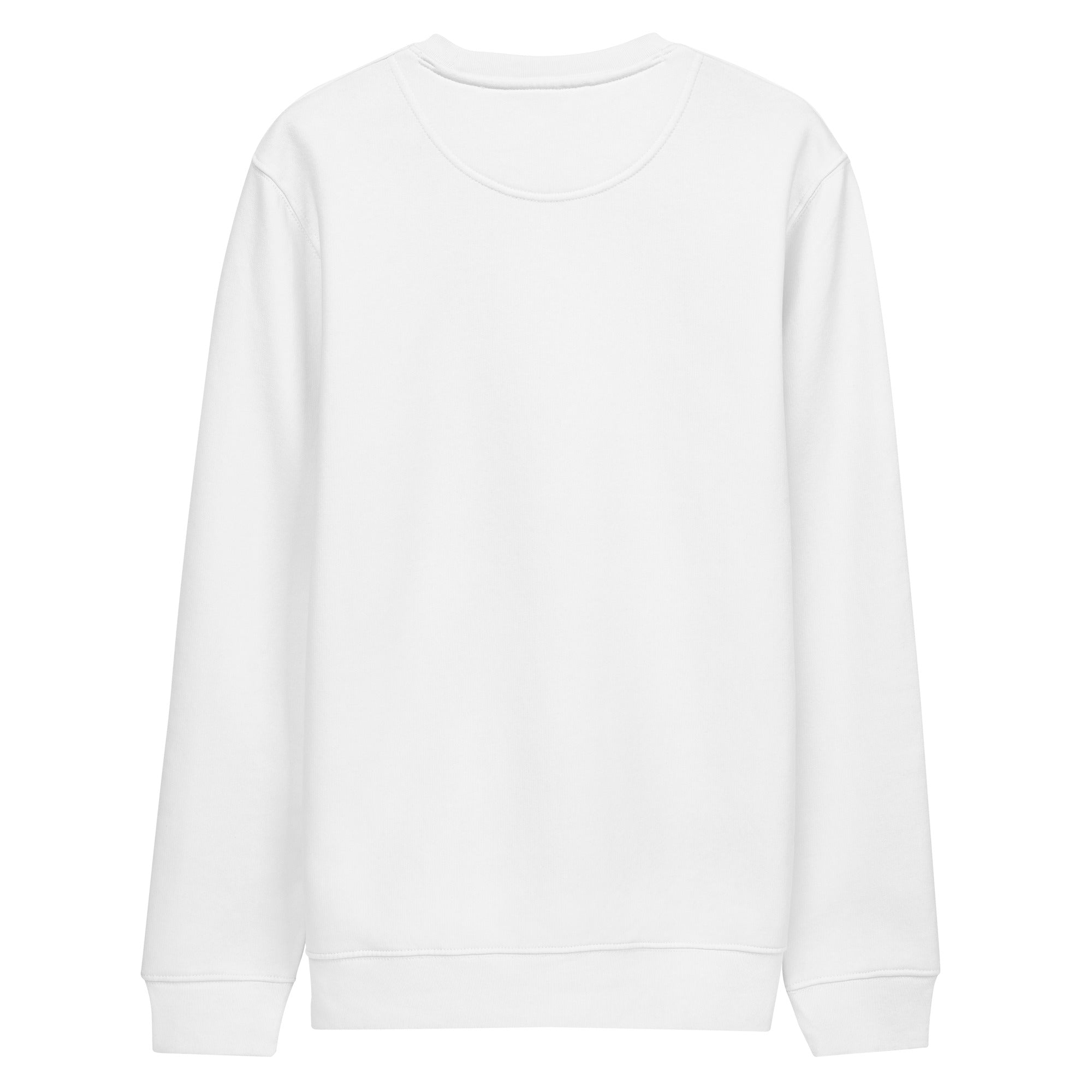 LOVE Myself unisex eco sweatshirt made from organic cotton and recycled polyester, featuring a chic design and comfortable fit.