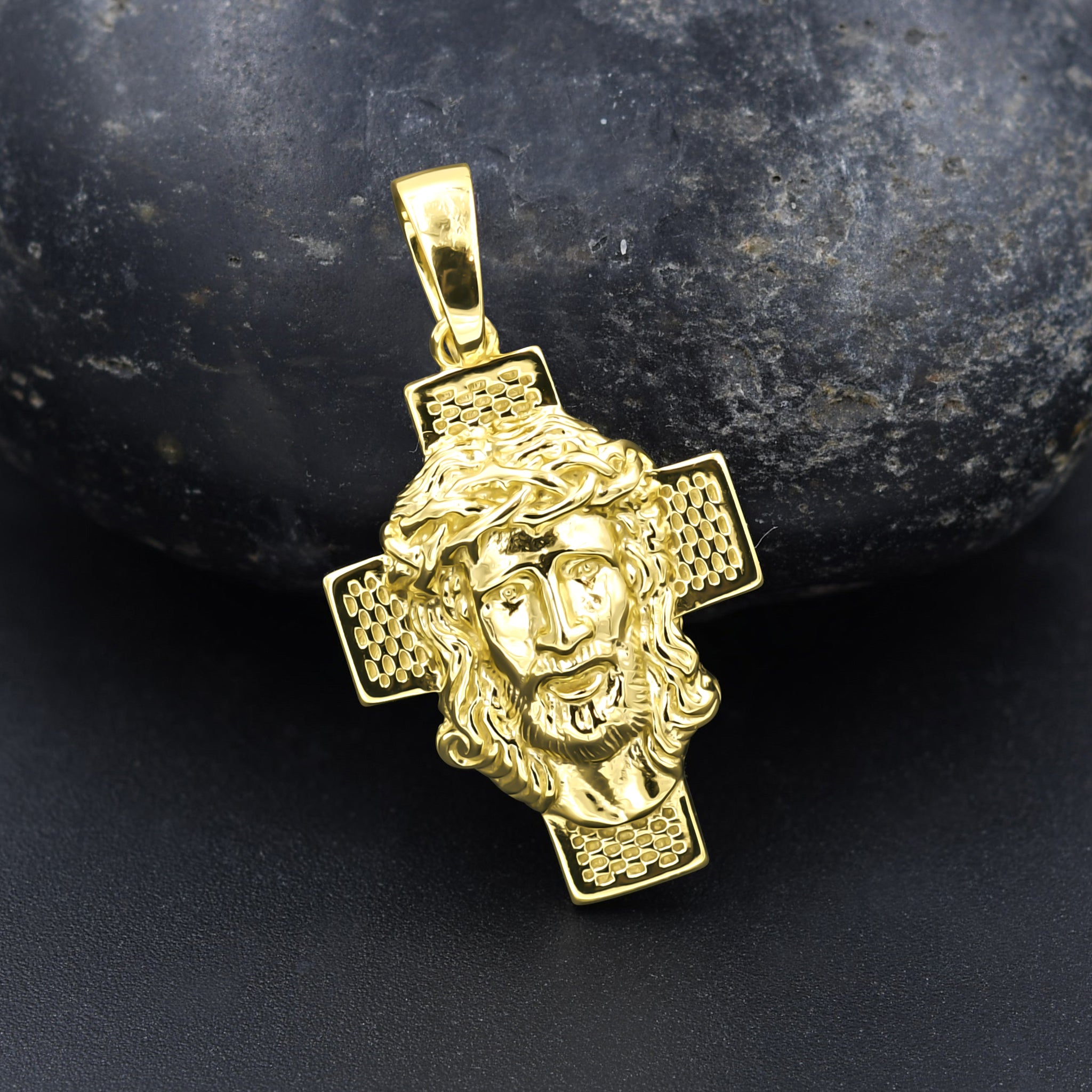 LUCIDUS Sterling Silver Pendant featuring a unique cross design, crafted from 925 sterling silver, measuring 45 MM in length and 8 MM in width.