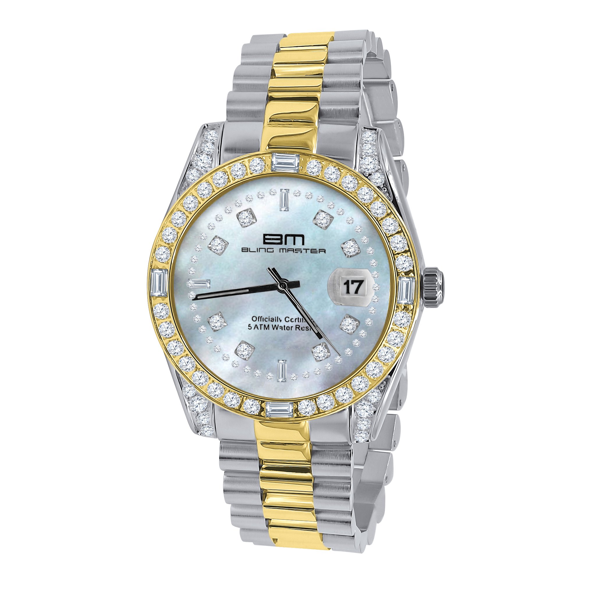 MAJESTY Steel CZ Watch featuring stainless steel and cubic zirconia, showcasing its elegant design and craftsmanship.