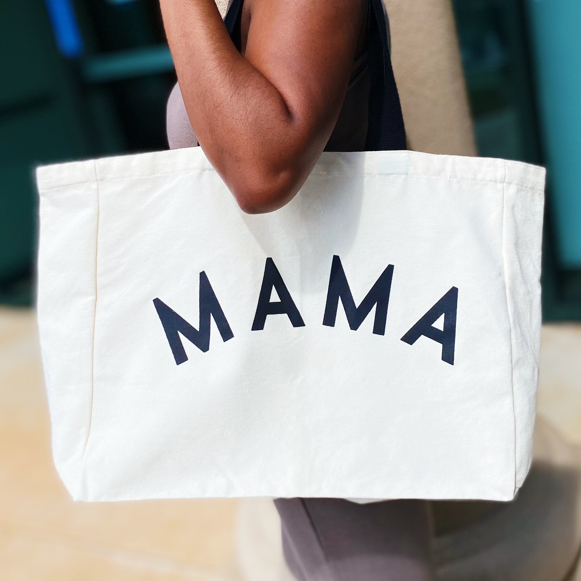 Mama Canvas Tote bag featuring stylish MAMA design, made from durable canvas fabric.