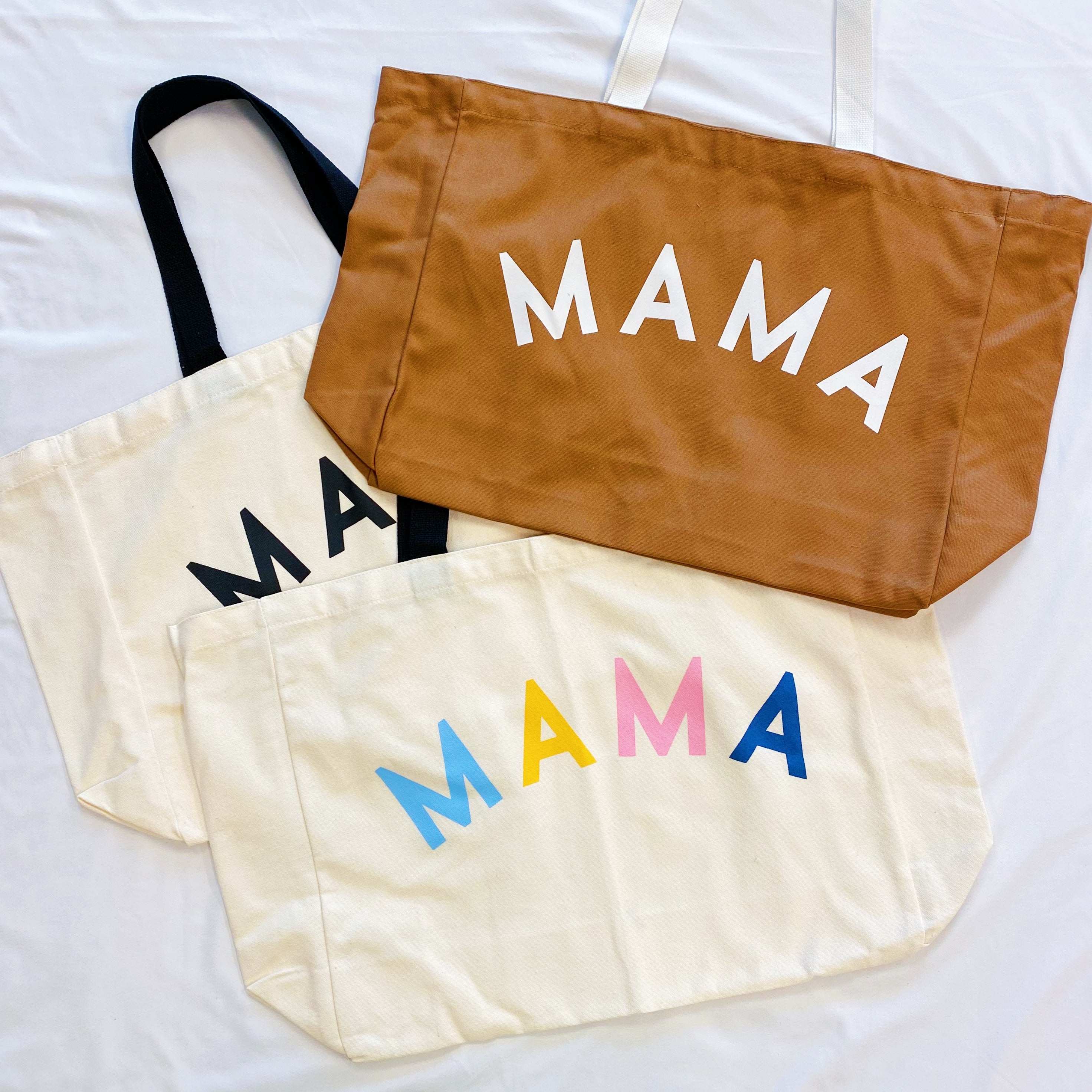 Mama Canvas Tote bag featuring stylish MAMA design, made from durable canvas fabric.