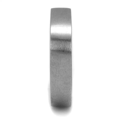 Men's stainless steel ring with a high polished finish, featuring a minimalist no stone design, perfect for everyday wear.