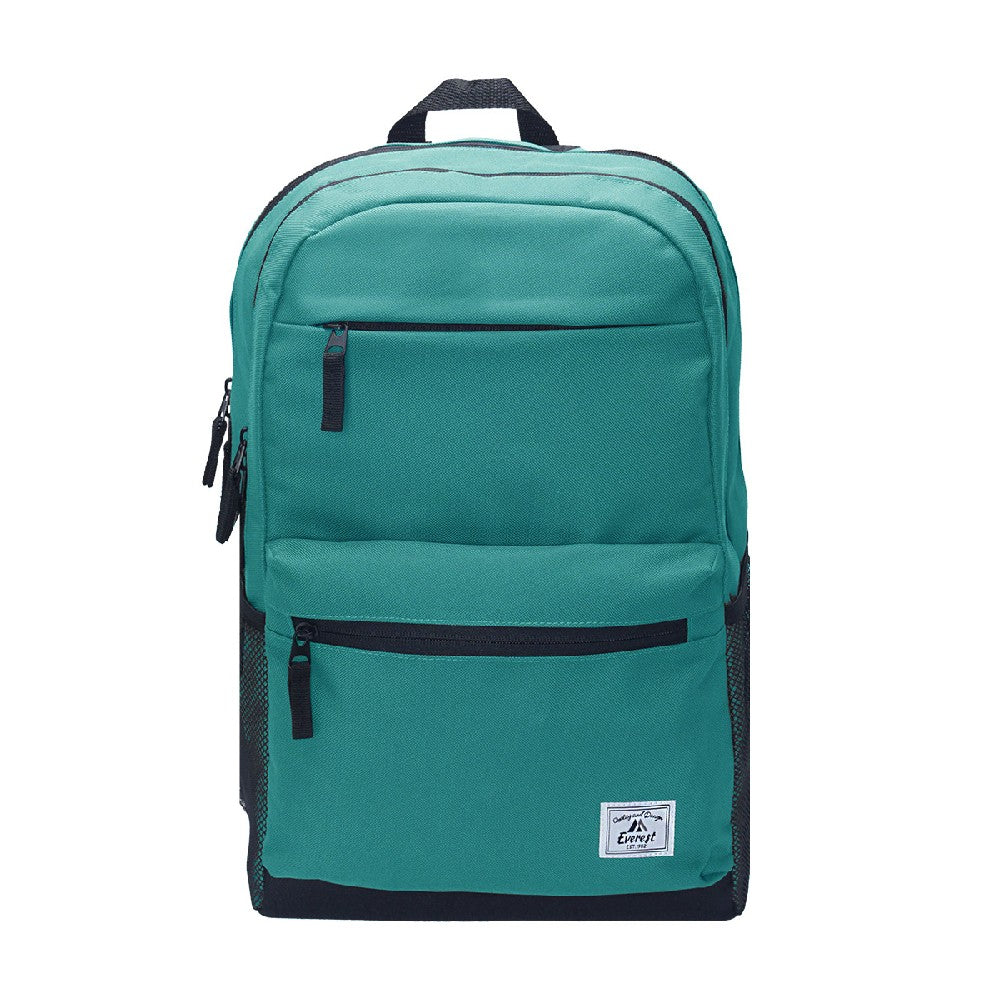 A stylish modern laptop backpack featuring dual compartments, padded back panel, and multiple tech pockets, perfect for daily use.