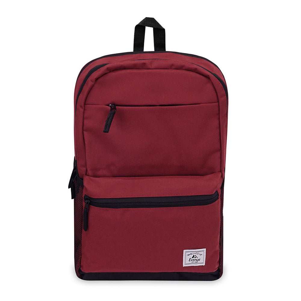 A stylish modern laptop backpack featuring dual compartments, padded back panel, and multiple tech pockets, perfect for daily use.