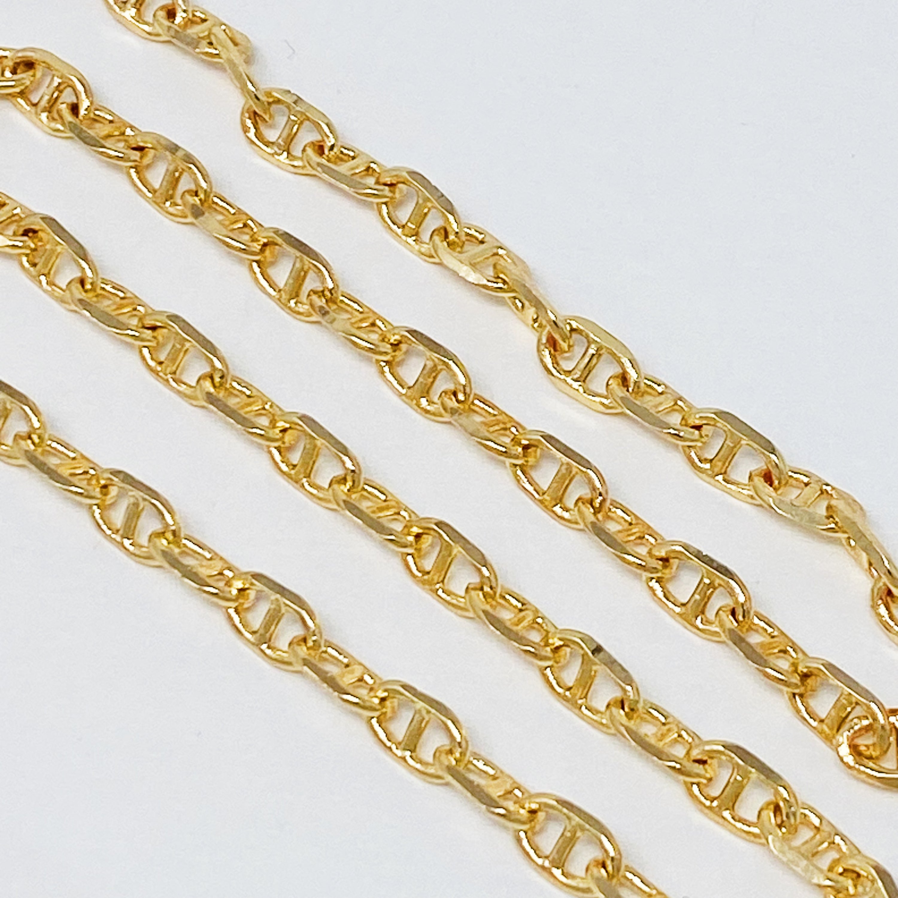 My Favorite Chain Necklace featuring 18k gold plated brass with a 16-inch chain and 2-inch extender, elegantly designed for layering.