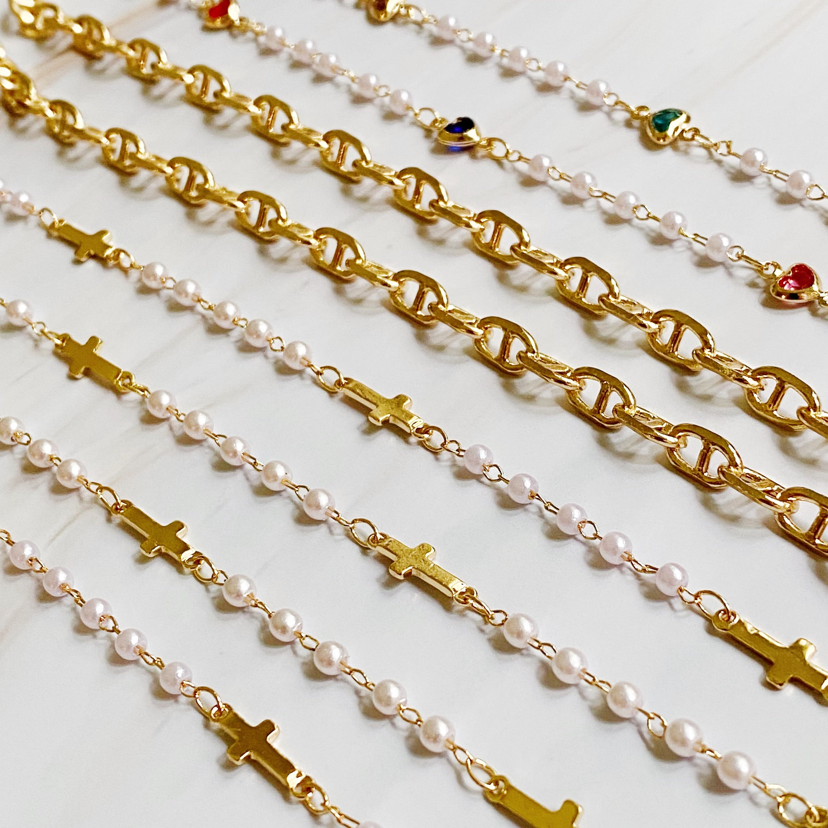 My Favorite Chain Necklace featuring 18k gold plated brass with a 16-inch chain and 2-inch extender, elegantly designed for layering.