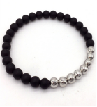 NATURA Steel Bracelet I 9310621 featuring vintage design with rope style and gleaming beads, perfect for any occasion.