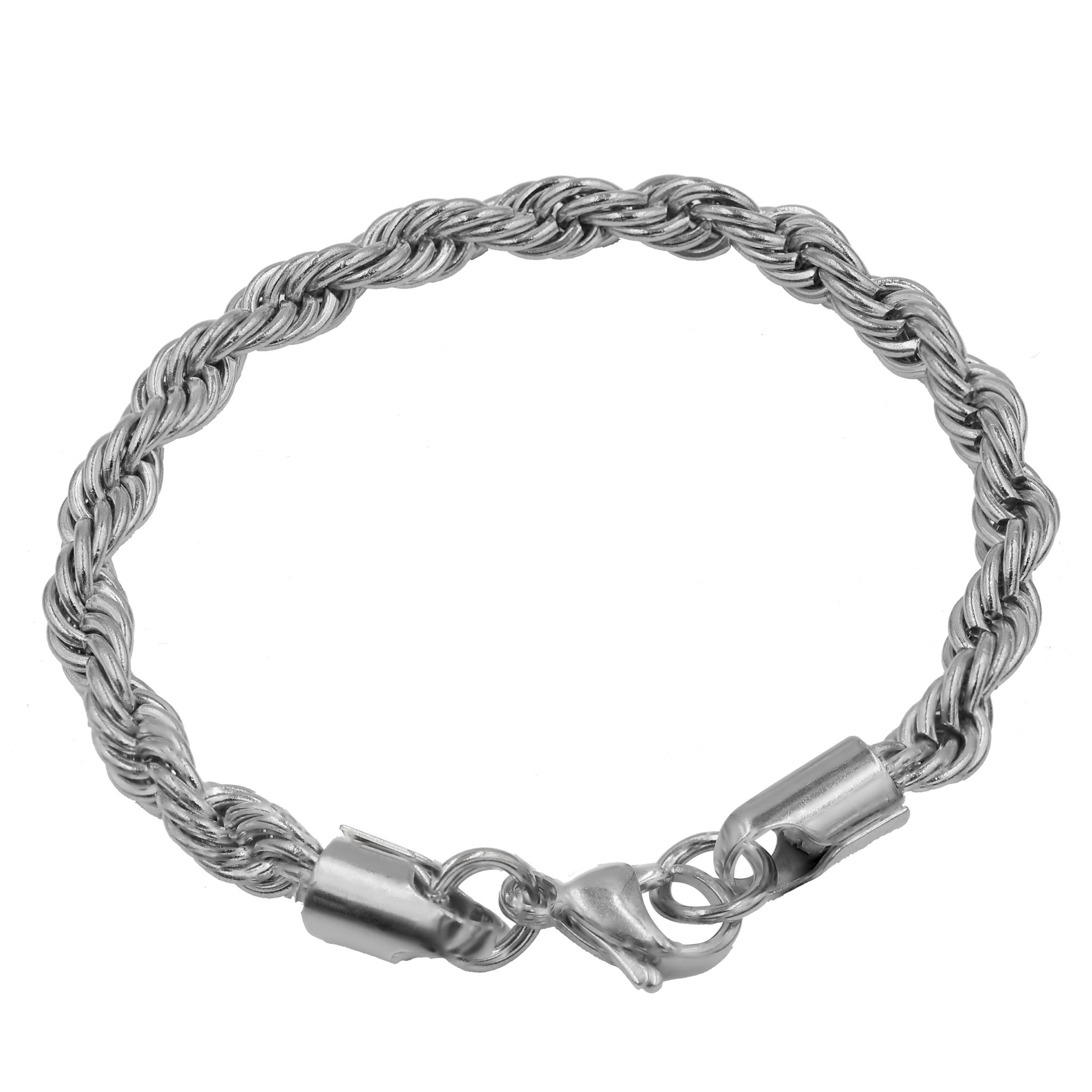 NATTY Steel Rope Bracelet showcasing a stylish stainless steel design with a sleek rope pattern, perfect for enhancing any outfit.