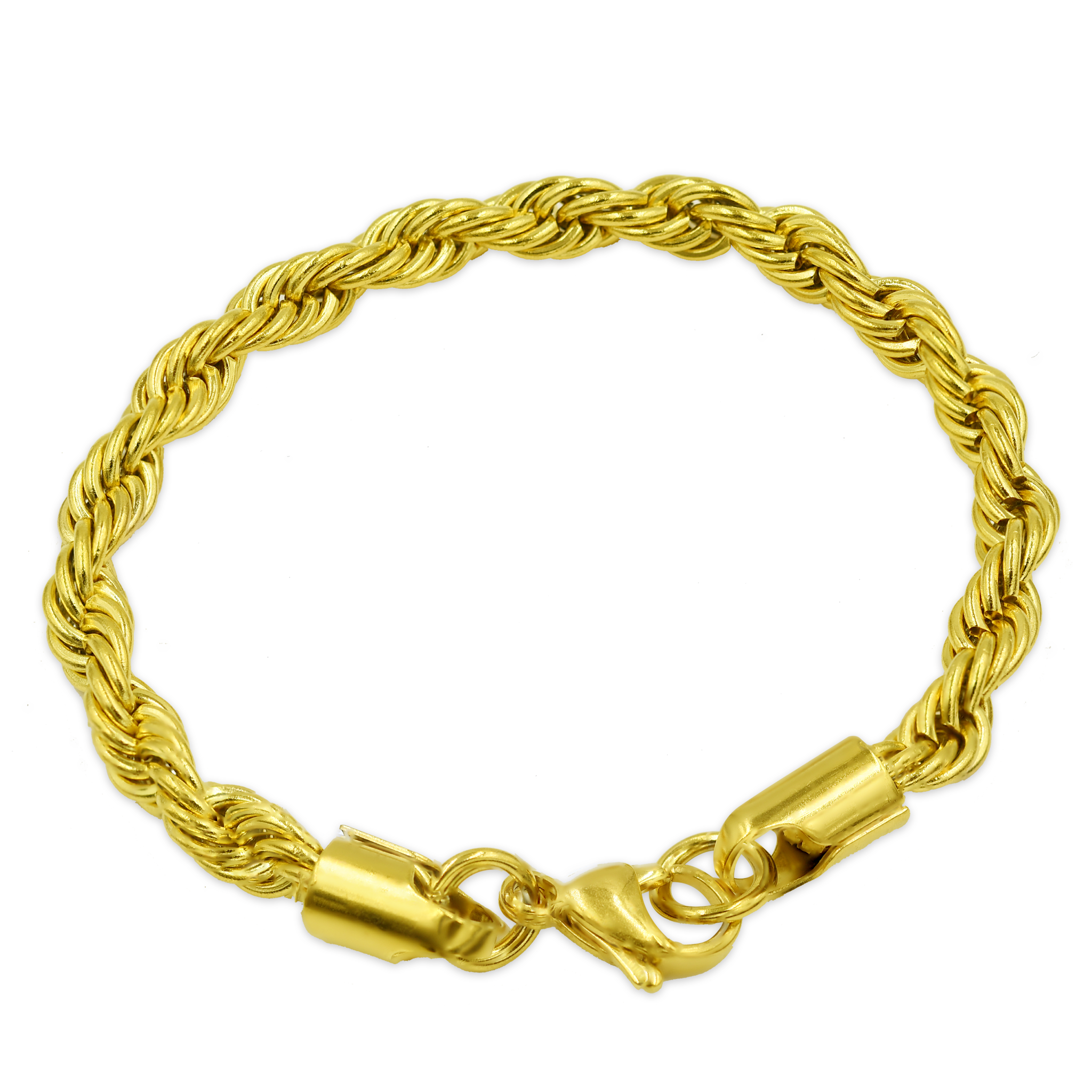 NATTY Steel Rope Bracelet showcasing a stylish stainless steel design with a sleek rope pattern, perfect for enhancing any outfit.