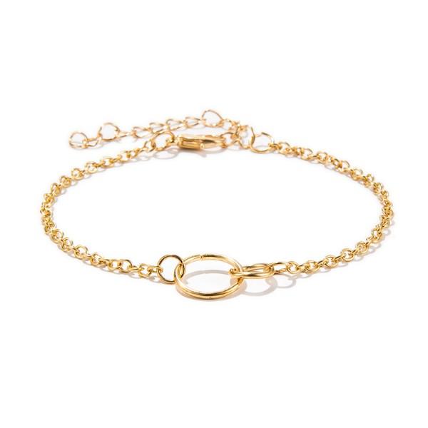 Olive Branch Pav'e Peace 5 PC Bracelet Set featuring 14K gold plating and white crystal pav'e, elegantly designed in Italy.