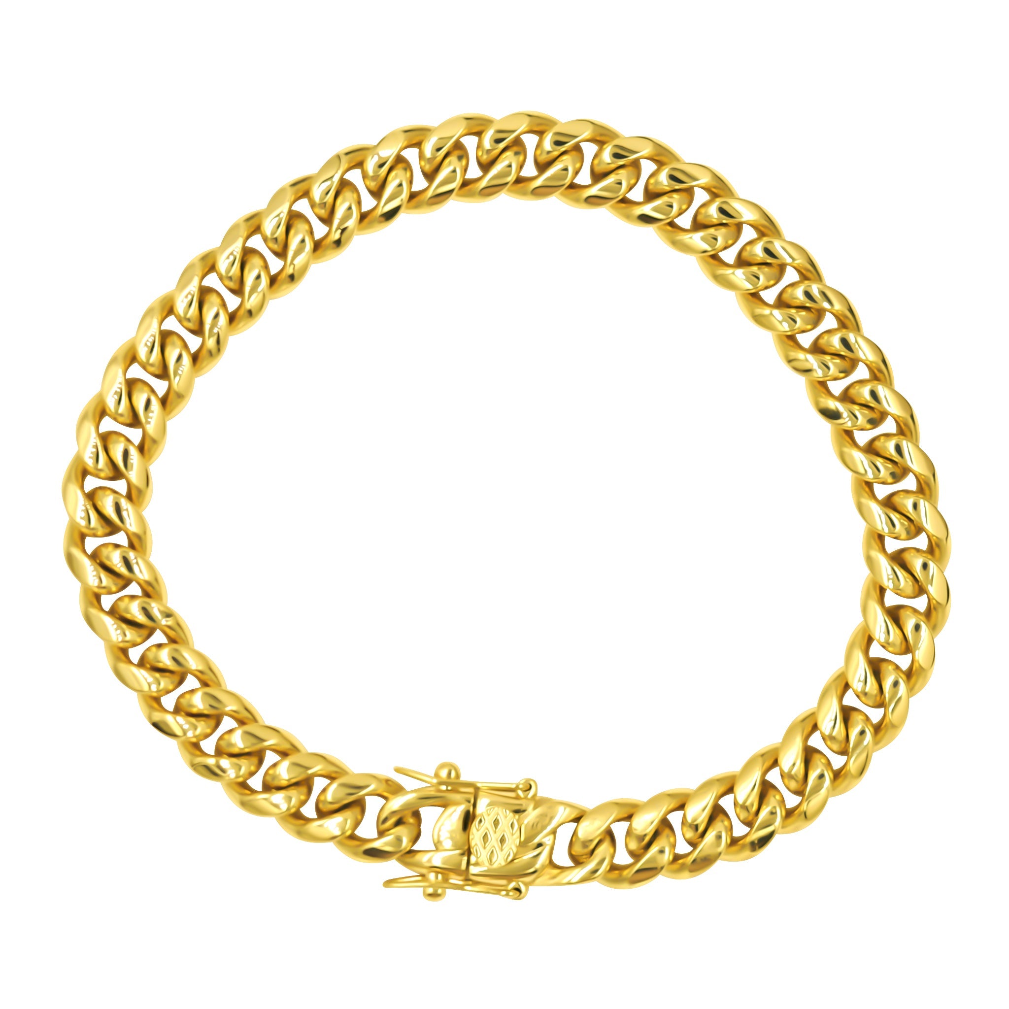 PARADISIACAL 12MM Steel Bracelet showcasing its sleek design and solid brass material.