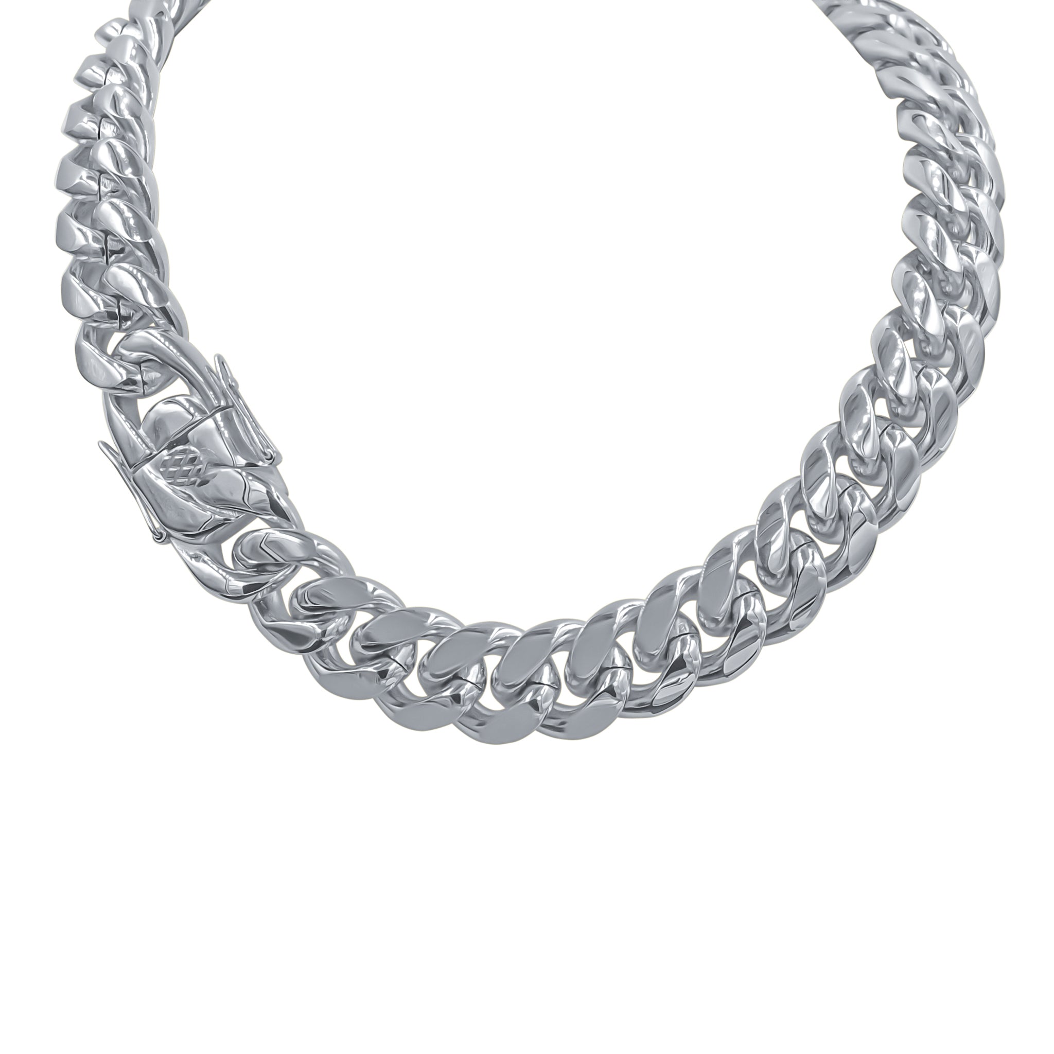 PARADISIACAL 18MM Chain featuring a high polish finish and sturdy locking clasp, crafted from solid steel.