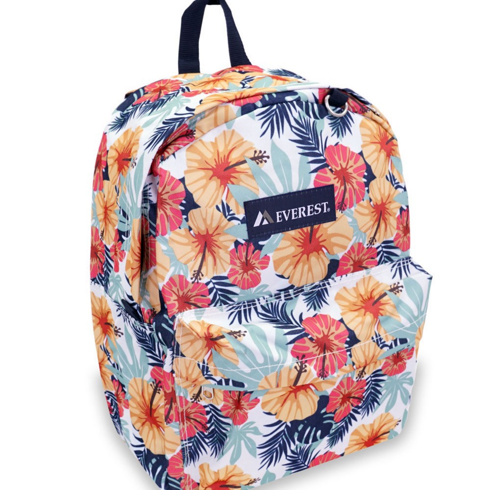 Pattern Printed Backpack featuring a modern design, padded back panel, and multiple pockets for convenience.