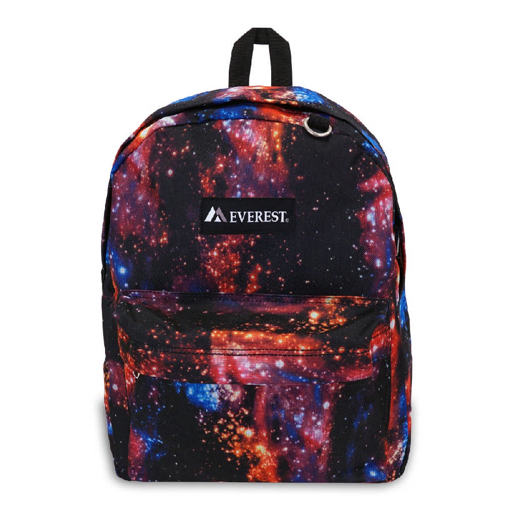 Pattern Printed Backpack featuring a modern design, padded back panel, and multiple pockets for convenience.