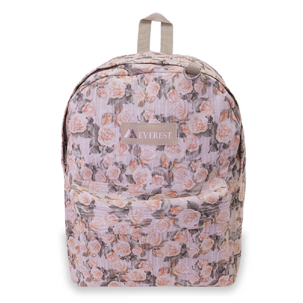 Pattern Printed Backpack featuring a modern design, padded back panel, and multiple pockets for convenience.