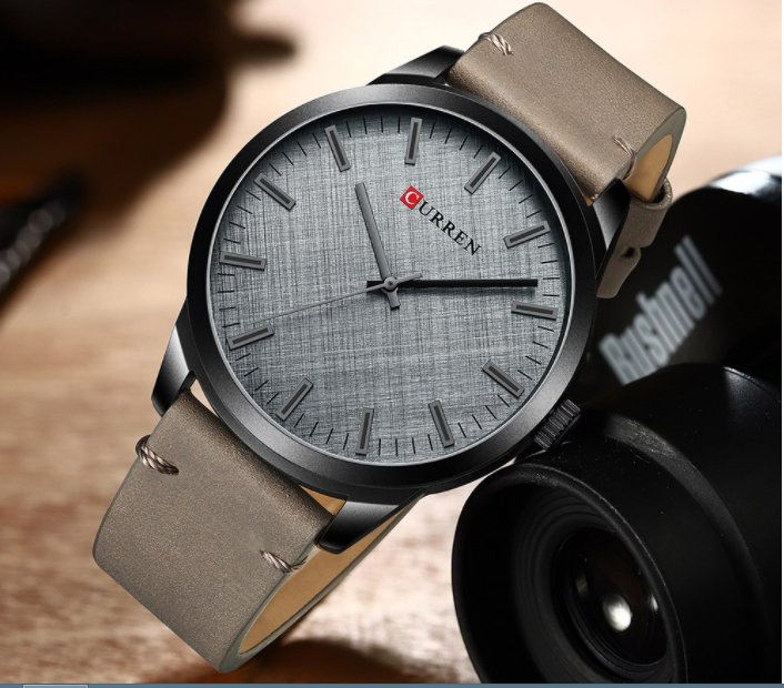 PRECISIAN Leather Watch I 5413932 featuring a sleek round dial, leather strap, and glossy case, perfect for stylish individuals.