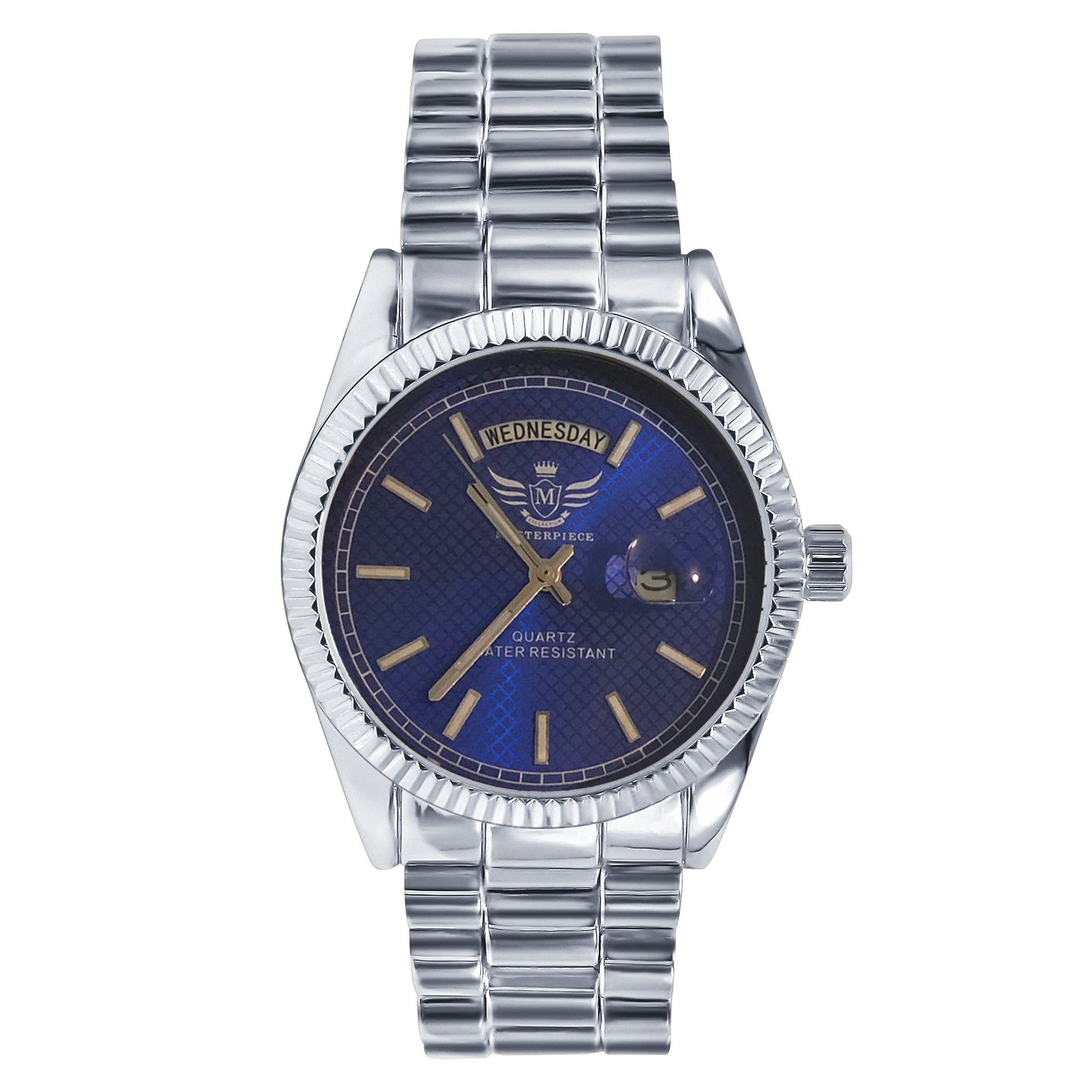 PRESIDENTIAL Classic Metal watch showcasing its elegant design and features, including a day and date movement.