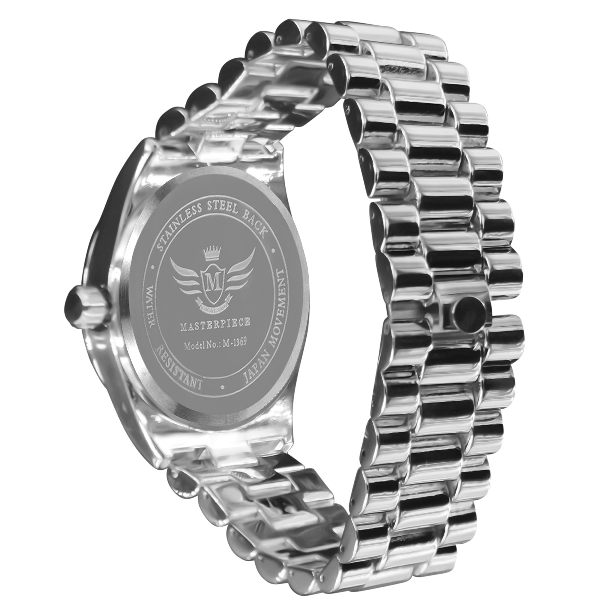 PRESIDENTIAL Classic Metal watch showcasing its elegant design and features, including a day and date movement.